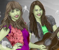 Hannah Montana Coloring