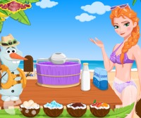 Elsa Magic Ice Cream Girl