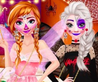 Frozen Sisters Halloween Party - Juegos en linea 