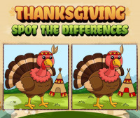 Thanksgiving Spot the Differences