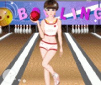 Bowling girl dress up